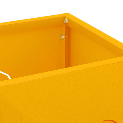 Sonnenschirmhalter Senf 15,5 x 15,5 x 49 cm Metall