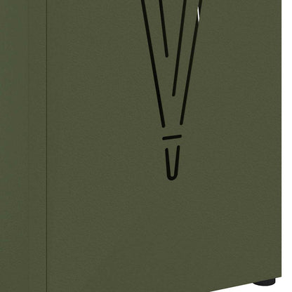 Sonnenschirmhalter Oliv 15,5 x 15,5 x 49 cm Metall