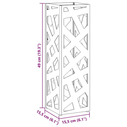 Sonnenschirmhalter Anthrazit 15,5 x 15,5 x 49 cm Stahl