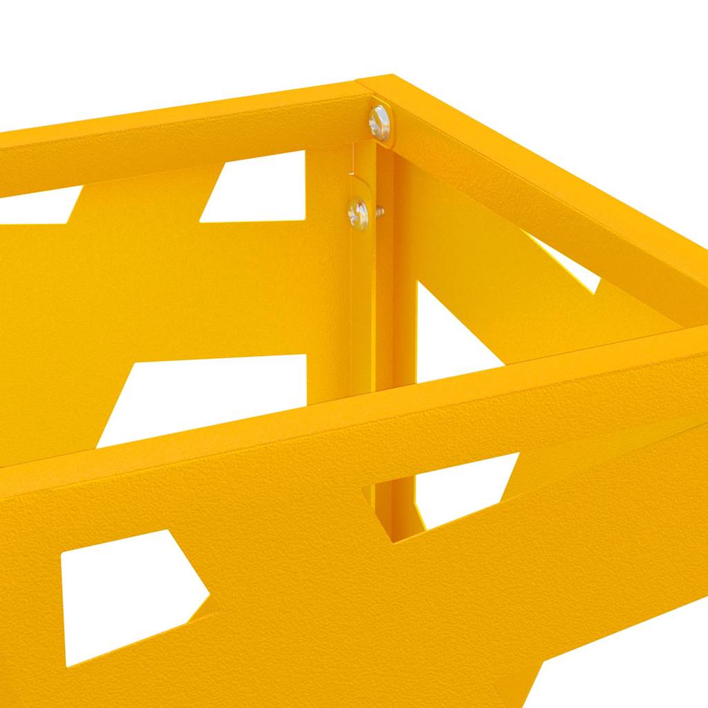 Sonnenschirmhalter Senf 15,5 x 15,5 x 49 cm Metall