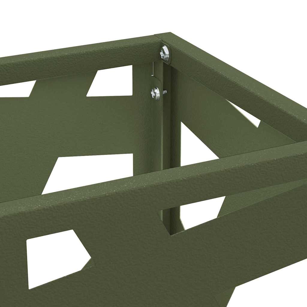 Sonnenschirmhalter Oliv 15,5 x 15,5 x 49 cm Metall