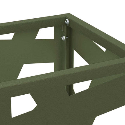 Sonnenschirmhalter Oliv 15,5 x 15,5 x 49 cm Metall