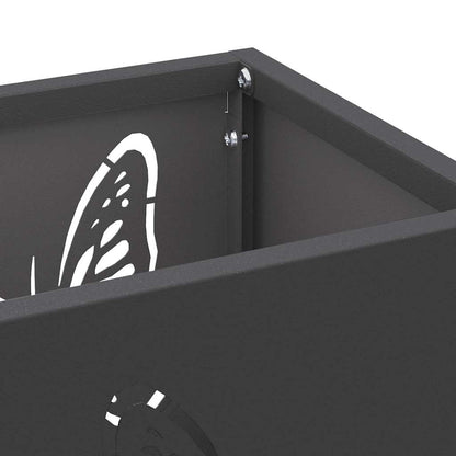 Sonnenschirmhalter Schwarz 15,5 x 15,5 x 49 cm Metall