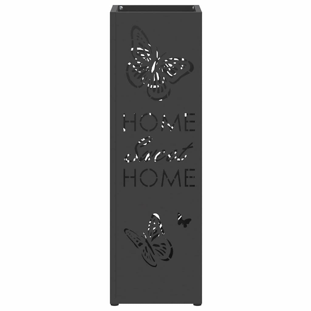 Sonnenschirmhalter Schwarz 15,5 x 15,5 x 49 cm Metall