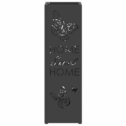 Sonnenschirmhalter Schwarz 15,5 x 15,5 x 49 cm Metall