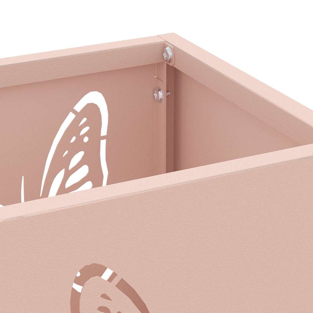 Sonnenschirmhalter Rosa 15,5 x 15,5 x 49 cm Metall