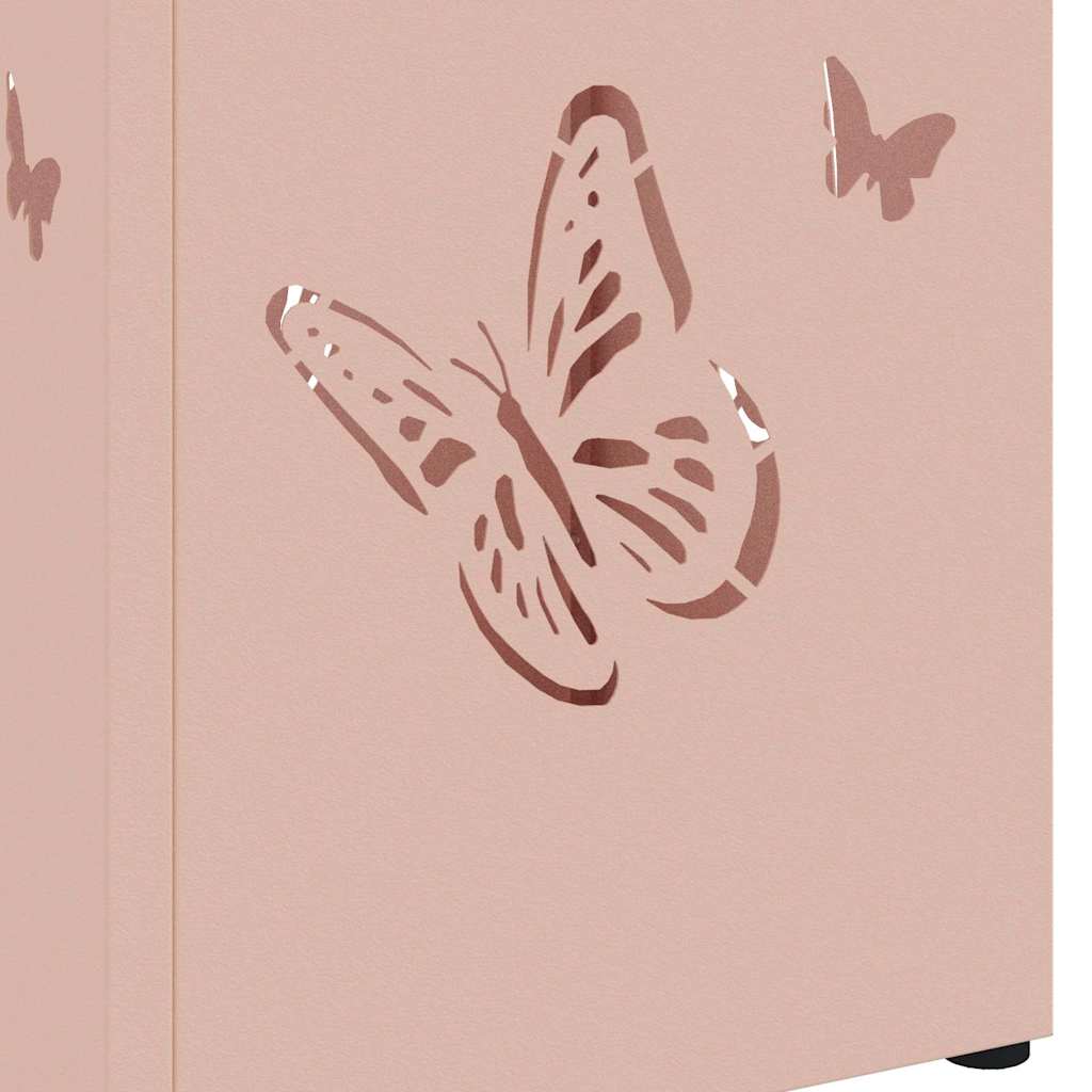 Sonnenschirmhalter Rosa 15,5 x 15,5 x 49 cm Metall