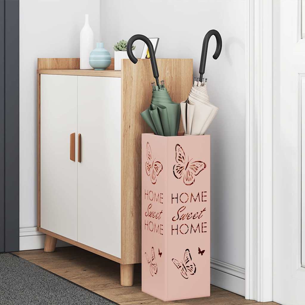 Sonnenschirmhalter Rosa 15,5 x 15,5 x 49 cm Metall