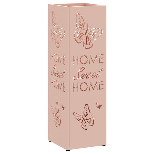 Sonnenschirmhalter Rosa 15,5 x 15,5 x 49 cm Metall