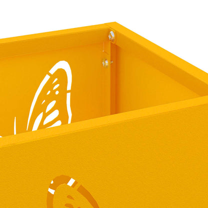 Sonnenschirmhalter Senf 15,5 x 15,5 x 49 cm Metall