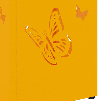 Sonnenschirmhalter Senf 15,5 x 15,5 x 49 cm Metall