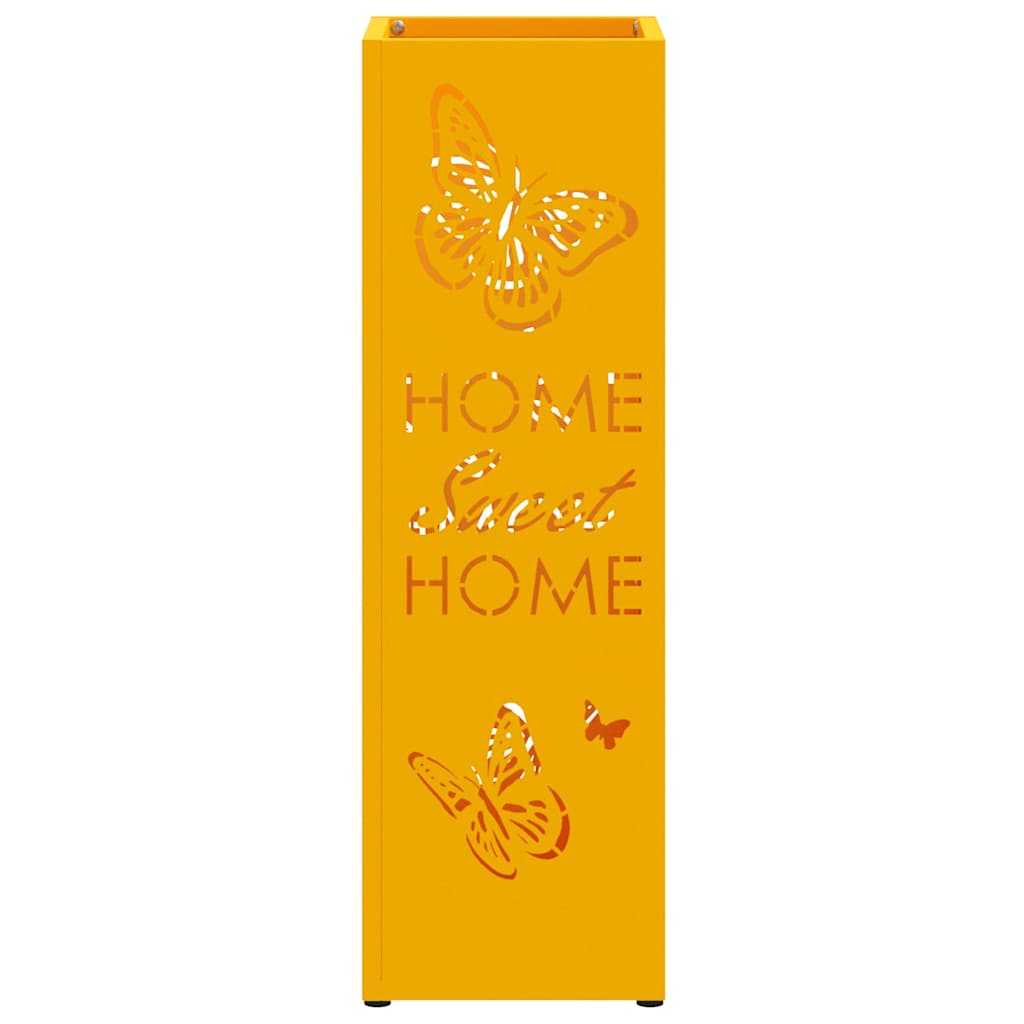 Sonnenschirmhalter Senf 15,5 x 15,5 x 49 cm Metall