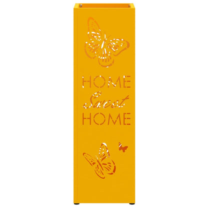 Sonnenschirmhalter Senf 15,5 x 15,5 x 49 cm Metall