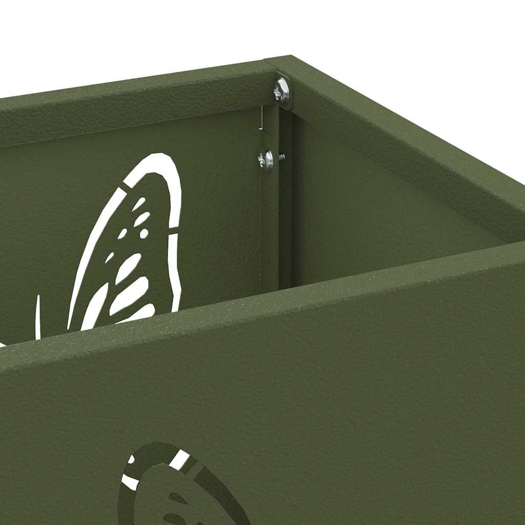 Sonnenschirmhalter Oliv 15,5 x 15,5 x 49 cm Metall