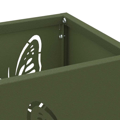 Sonnenschirmhalter Oliv 15,5 x 15,5 x 49 cm Metall