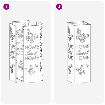 Sonnenschirmhalter Oliv 15,5 x 15,5 x 49 cm Metall