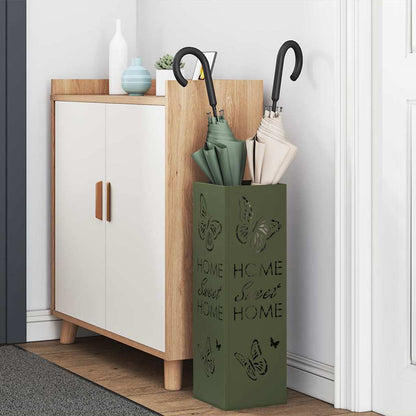 Sonnenschirmhalter Oliv 15,5 x 15,5 x 49 cm Metall