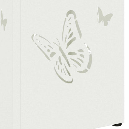 Sonnenschirmhalter Weiß 15,5 x 15,5 x 49 cm Metall