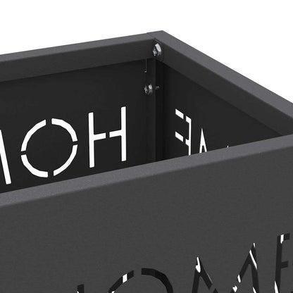 Sonnenschirmhalter Schwarz 15,5 x 15,5 x 49 cm Metall