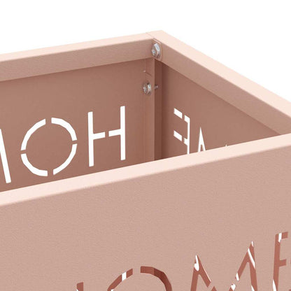 Sonnenschirmhalter Rosa 15,5 x 15,5 x 49 cm Metall