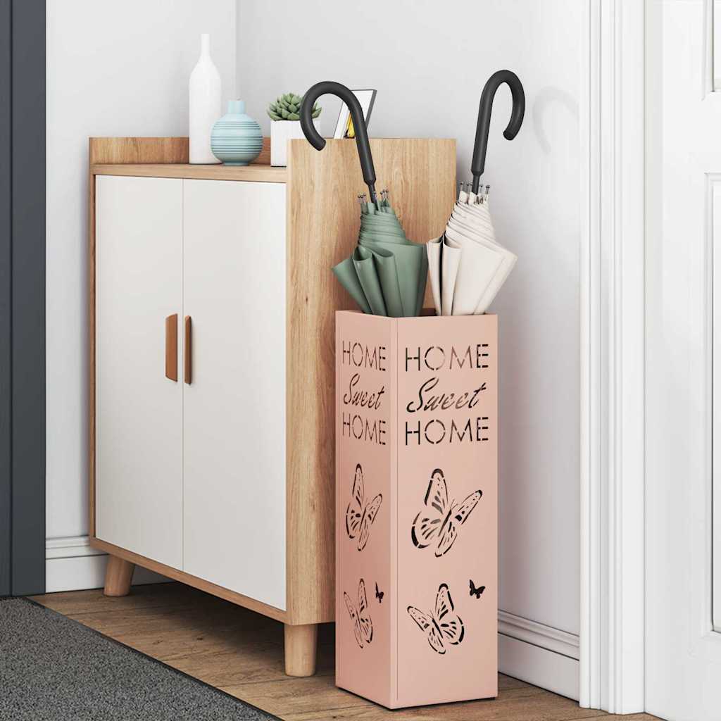 Sonnenschirmhalter Rosa 15,5 x 15,5 x 49 cm Metall