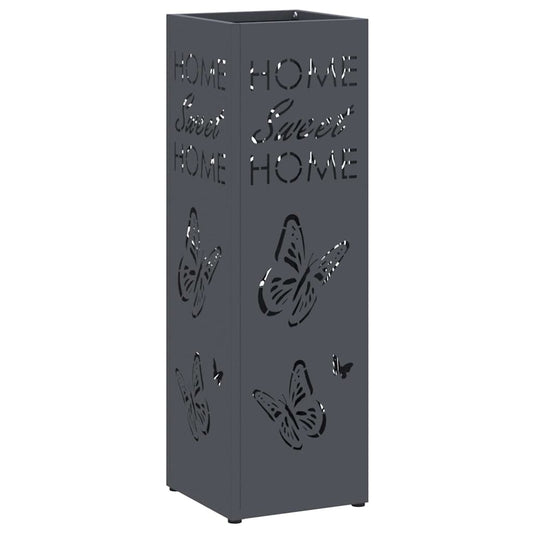 Sonnenschirmhalter Anthrazit 15,5 x 15,5 x 49 cm Stahl