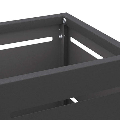 Sonnenschirmhalter Schwarz 15,5 x 15,5 x 49 cm Metall