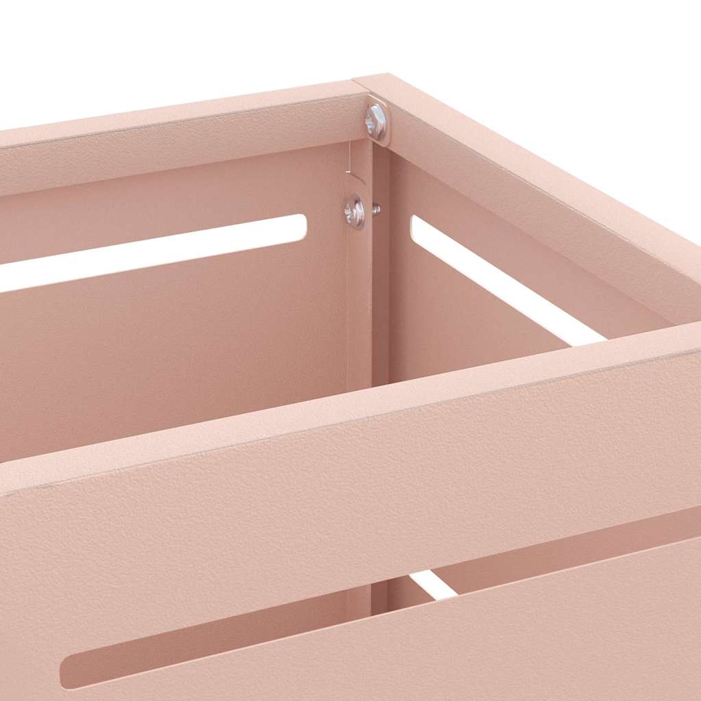 Sonnenschirmhalter Rosa 15,5 x 15,5 x 49 cm Metall