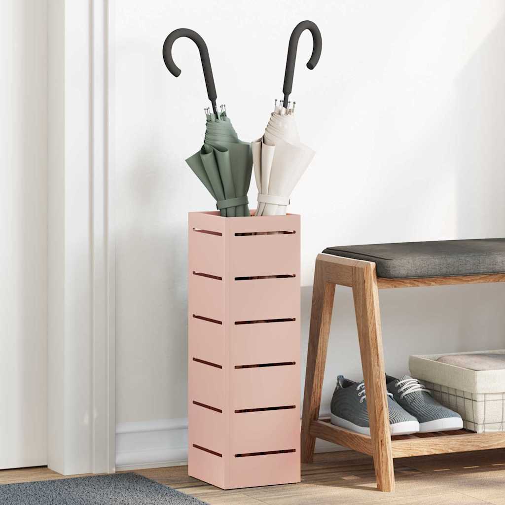 Sonnenschirmhalter Rosa 15,5 x 15,5 x 49 cm Metall