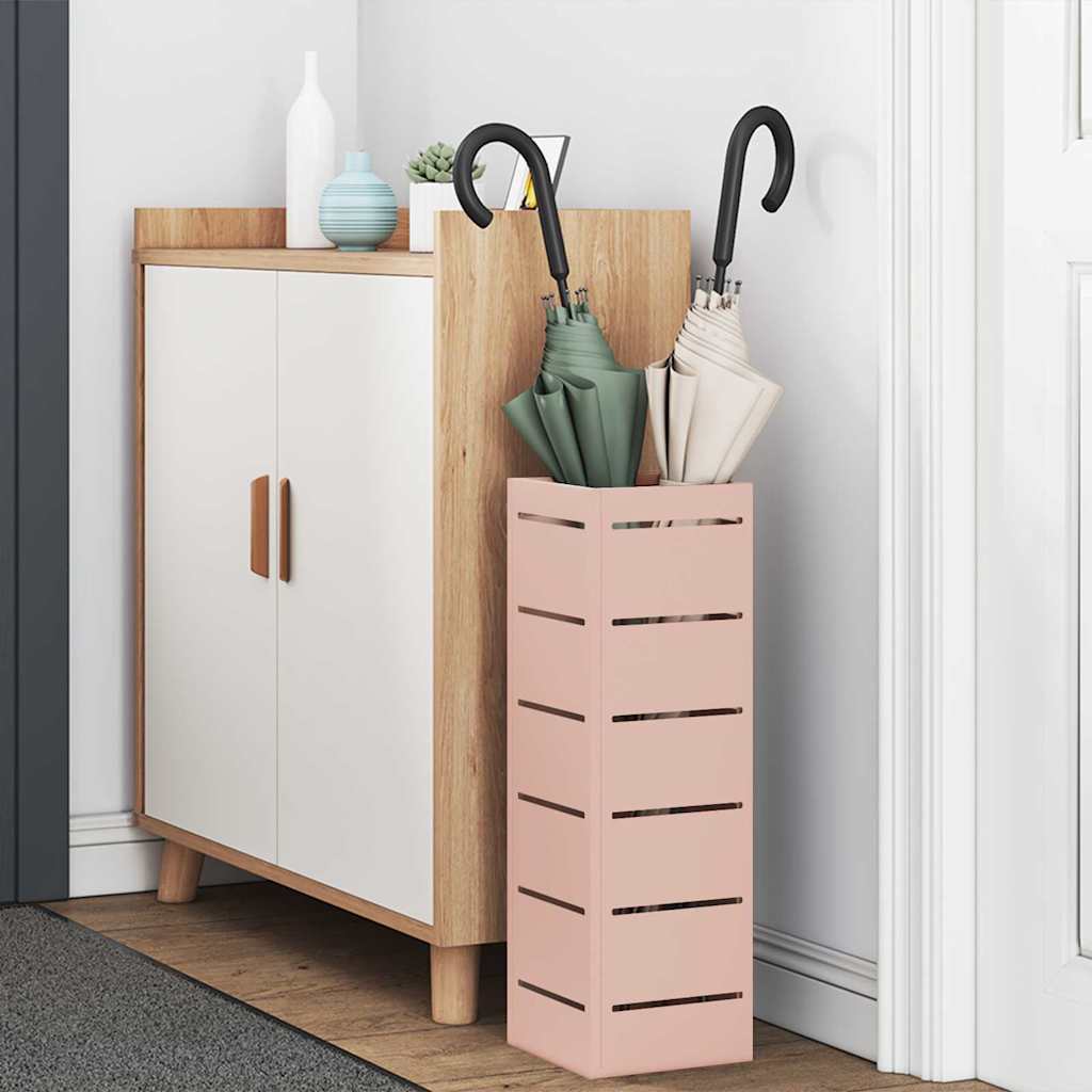 Sonnenschirmhalter Rosa 15,5 x 15,5 x 49 cm Metall