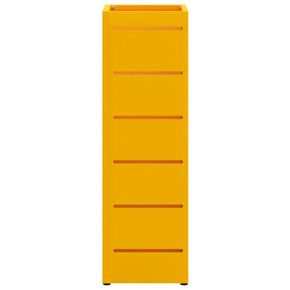 Sonnenschirmhalter Senfgelb 15,5 x 15,5 x 49 cm Stahl
