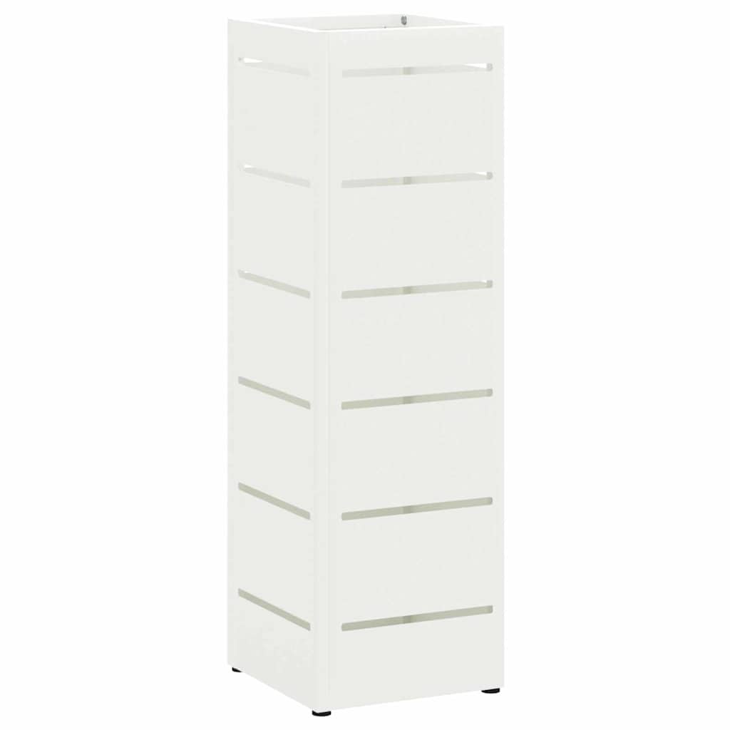 Sonnenschirmhalter Weiß 15,5 x 15,5 x 49 cm Metall