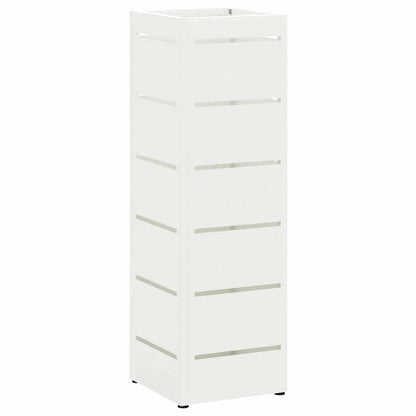 Sonnenschirmhalter Weiß 15,5 x 15,5 x 49 cm Metall