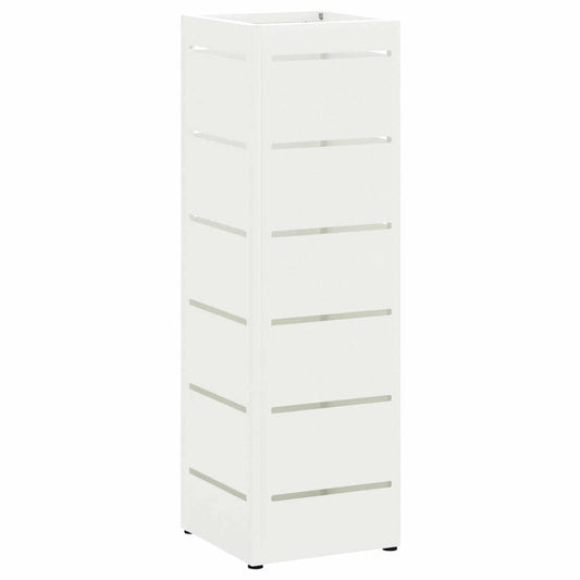 Sonnenschirmhalter Weiß 15,5 x 15,5 x 49 cm Metall