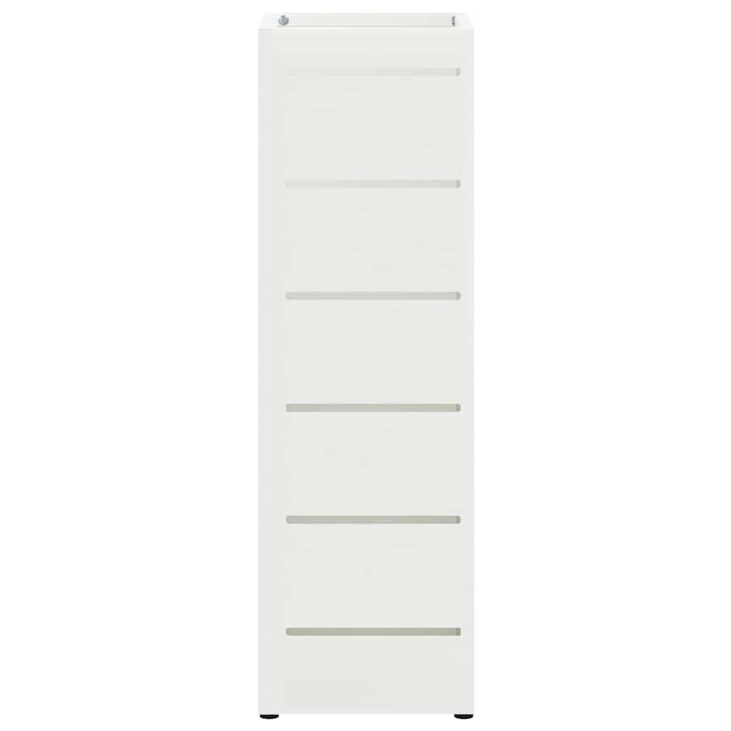 Sonnenschirmhalter Weiß 15,5 x 15,5 x 49 cm Metall