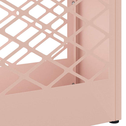 Sonnenschirmhalter mit Speicher Rosa 28 x 12 x 41 cm Metall