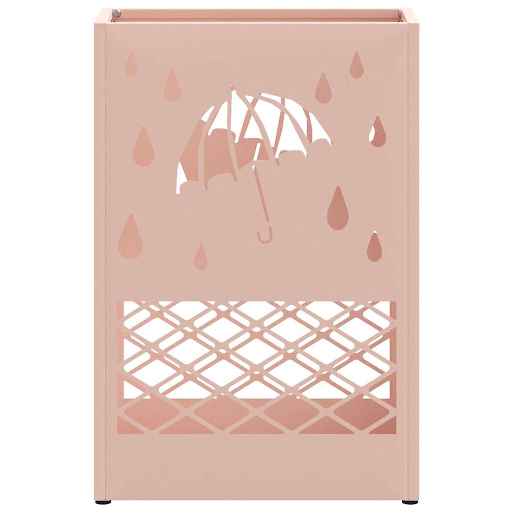 Sonnenschirmhalter mit Speicher Rosa 28 x 12 x 41 cm Metall