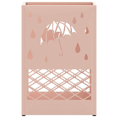Sonnenschirmhalter mit Speicher Rosa 28 x 12 x 41 cm Metall
