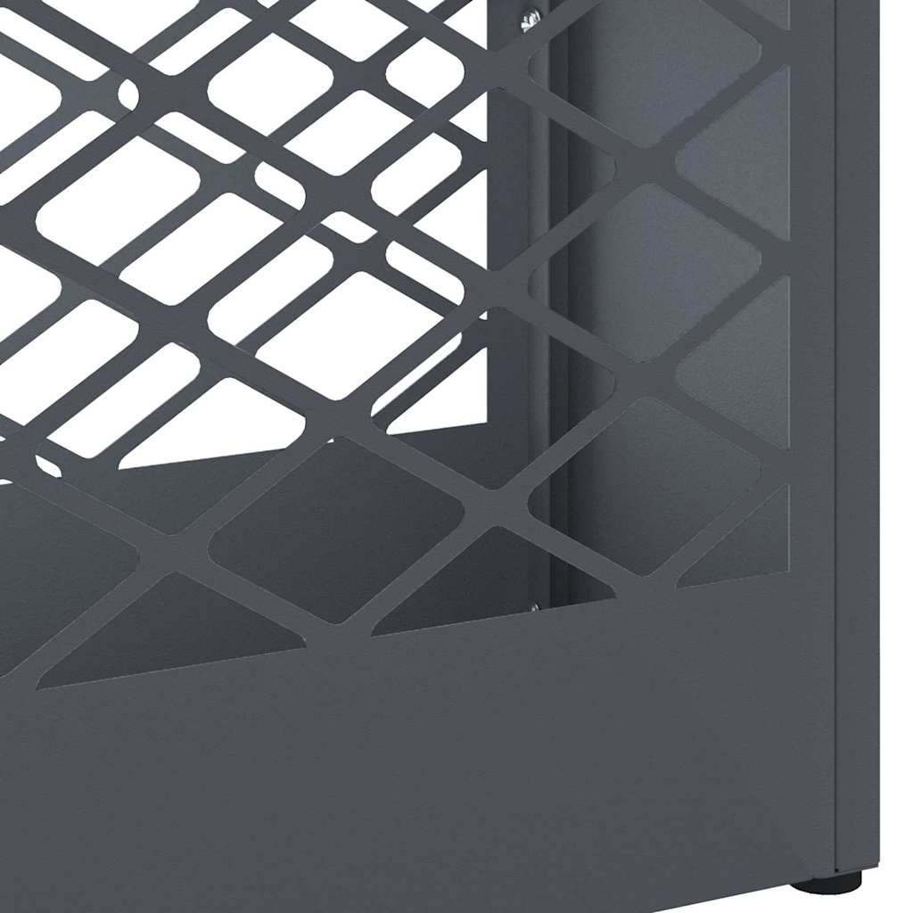 Sonnenschirmhalter mit Speicher Anthrazit 28 x 12 x 41 cm Stahl