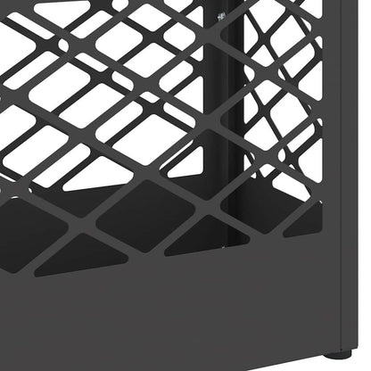 Sonnenschirmhalter mit Speicher Schwarz 28 x 12 x 41 cm Stahl