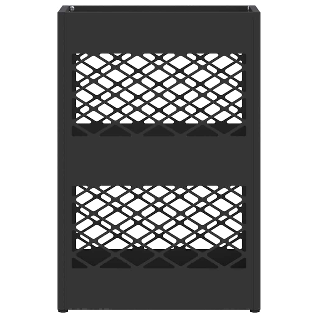 Sonnenschirmhalter mit Speicher Schwarz 28 x 12 x 41 cm Stahl