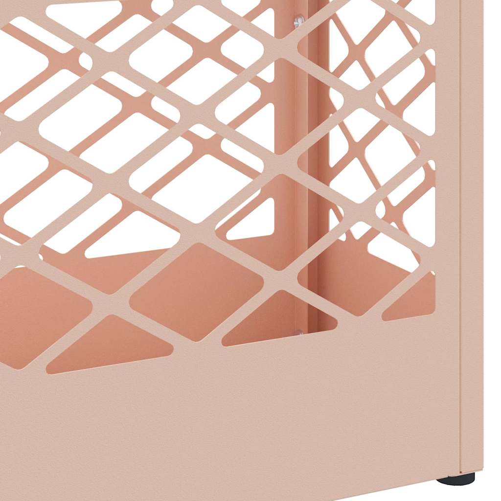 Sonnenschirmhalter mit Speicher Rosa 28 x 12 x 41 cm Stahl