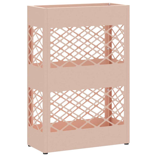 Sonnenschirmhalter mit Speicher Rosa 28 x 12 x 41 cm Stahl