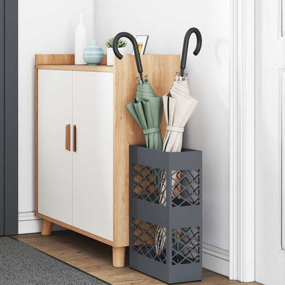 Sonnenschirmhalter mit Speicher Anthrazit 28 x 12 x 41 cm Stahl