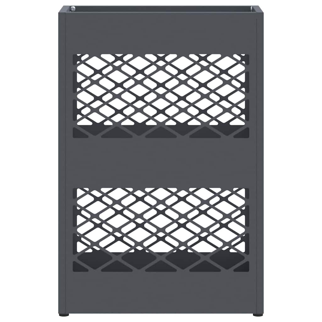 Sonnenschirmhalter mit Speicher Anthrazit 28 x 12 x 41 cm Stahl