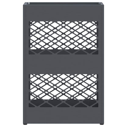 Sonnenschirmhalter mit Speicher Anthrazit 28 x 12 x 41 cm Stahl