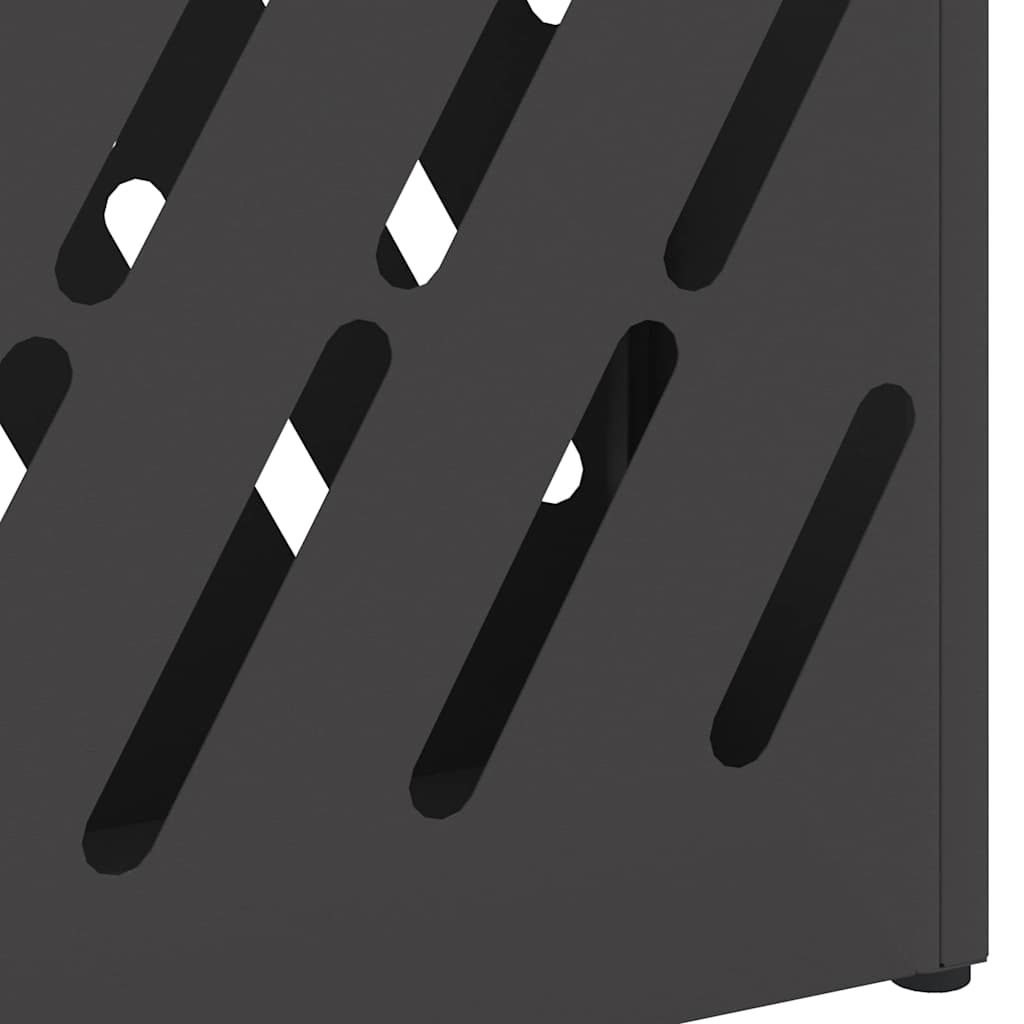 Sonnenschirmhalter mit Speicher Schwarz 28 x 12 x 41 cm Stahl