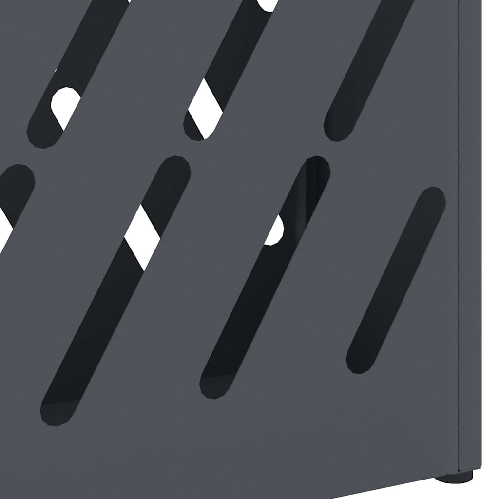 Sonnenschirmhalter mit Speicher Anthrazit 28 x 12 x 41 cm Stahl