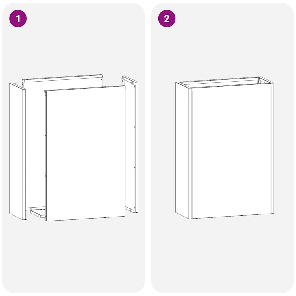 Sonnenschirmhalter mit Speicher Rosa 28 x 12 x 41 cm Stahl