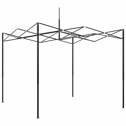 Gewächshaus mit Dach Grün 290 x 290 x 315 cm Stahl